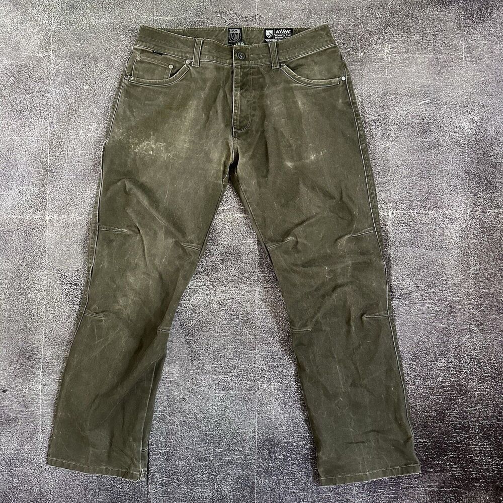 Men's Kuhl Revolvr Rydr Performance Outdoor Hiking Patina Dye Pants Sz 36 X 30
